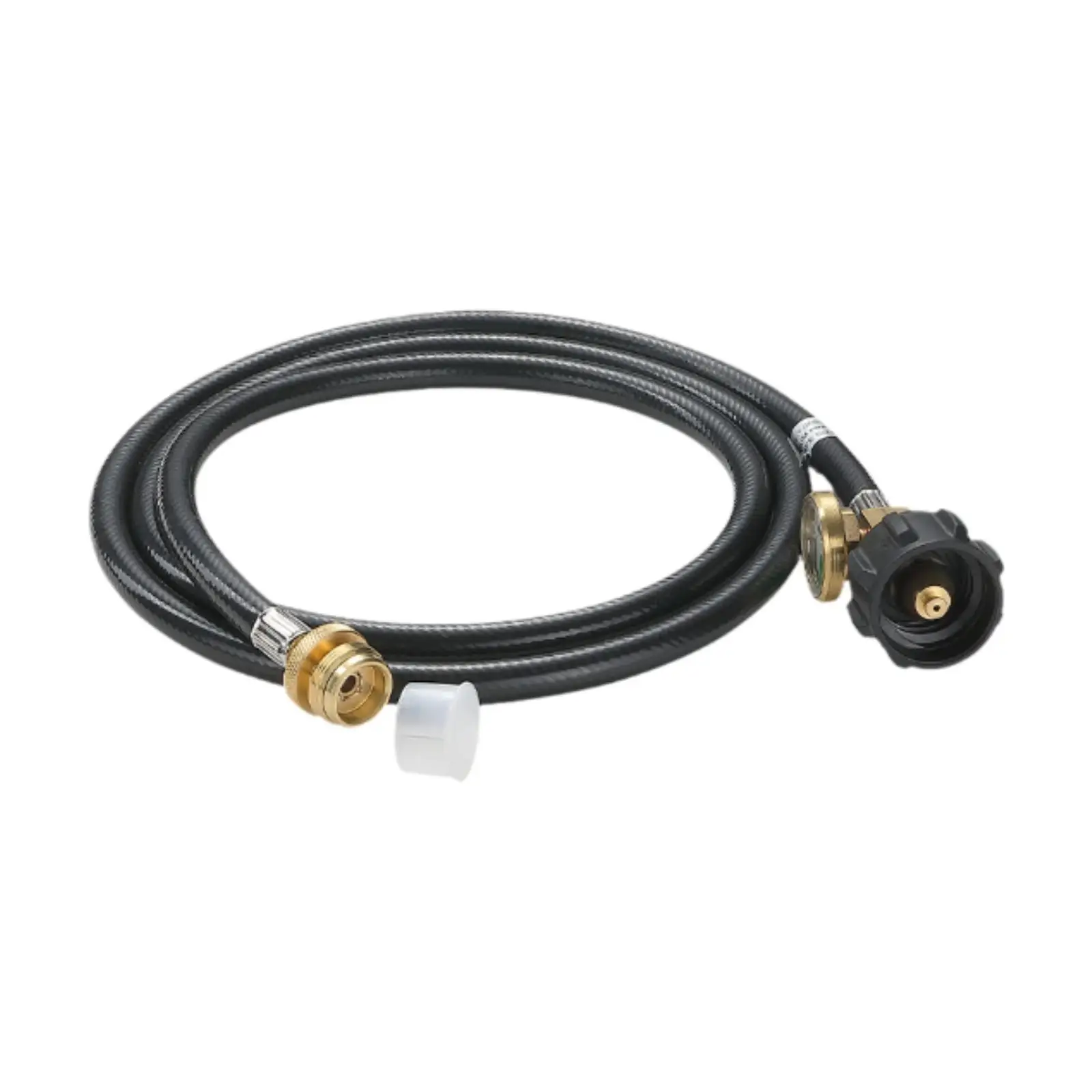 

Propane Hose Extension with Gauge 1.8M/70.87inch Leak Detector Replacement for Barbecue Heater Soldering Gas Grill Cooking