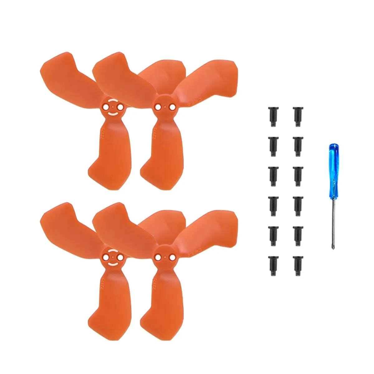 A72Z Propellers for Neo 2 Low Noise Propellers Quick Release Props Blades for Neo 2 Drone Accessories Orange