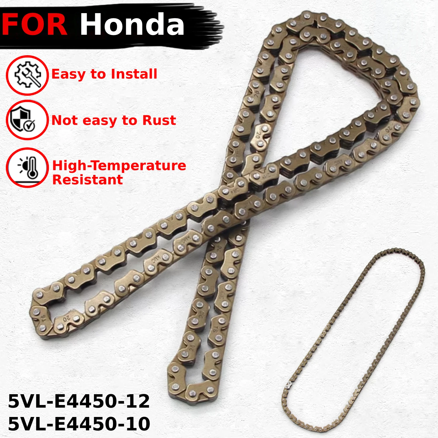 

Motorcycle Parts Engine Drive Cam Chain For Honda NV400 Shadow NV750C2 XBR500S XR650L XLV600 XL600V Transalp XRV650 XRV750 Moto