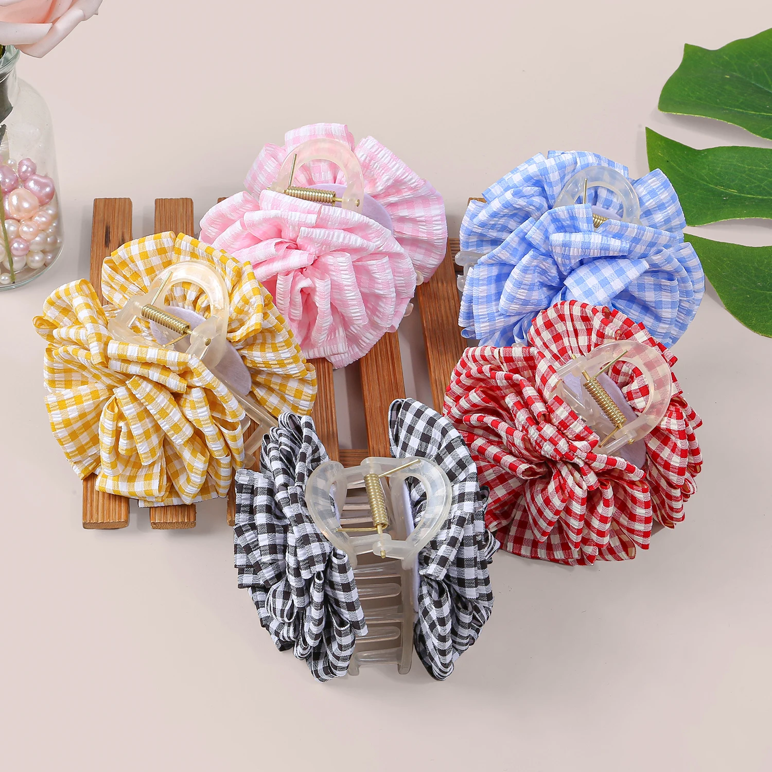 1/5Pcs Flower Hair …