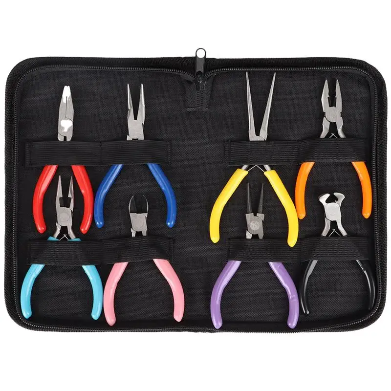 

8Pcs Jewelry Pliers Jewelry Making Tools Jewelry Pliers With Storage Bag Jewelry Pliers Jewelry Making Kit For Jewelry Repair