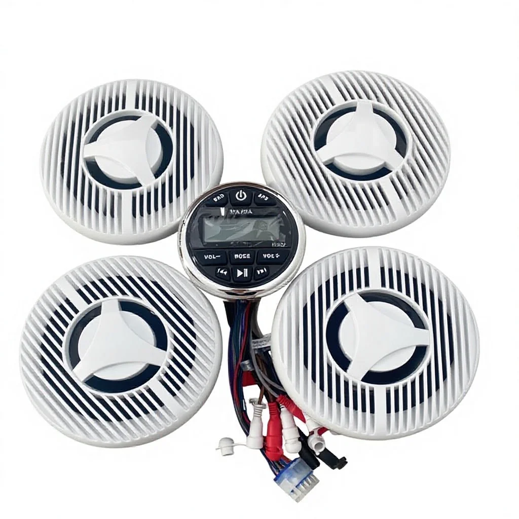 

Waterproof 6-Inch High Quality Outboard Motor Speedboat Audio Speaker for Fishing Boats Marine Motorboats Modified Sound Volume