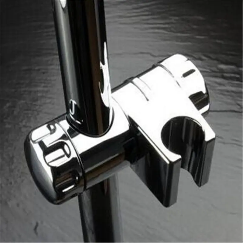 Useful Replacement Hand Shower Bracket for Slide Bar Adjustable Chrome Plated Bathroom Pipe Shower Head Holders Shower Bracket