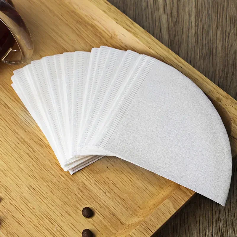 Coffee Filter Paper Count Disposable Coffer Filters Natural Cone V-Shaped Unbleached Filter for v60 Coffee Dripper