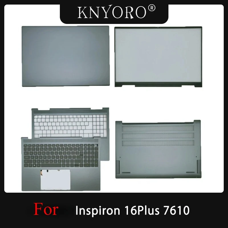 

New For Inspiron 16Plus 7610 LCD Back Cover Screen Top Case Front Bezel Frame Palm Rest Upper Cover Bottom Shell Blue 0HNYF4