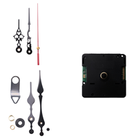 Radio Controlled Silent DIY Clock Movement Mechanism Kit Germany DCF Signal Mode with 2 Sets Hands Repair ReplacementT99C