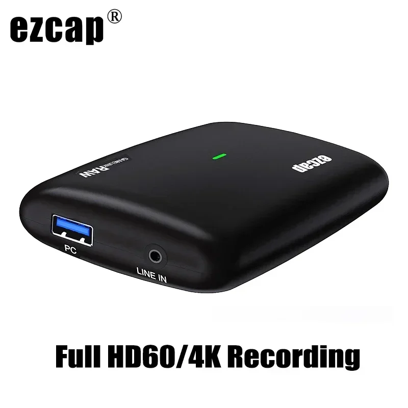 

Ezcap321 321A 321c HDMI To USB 3.0 Audio Video Capture Card PC Game Live Streaming Recording 4K 30hz ,1080P 120fps 60fps HD Loop