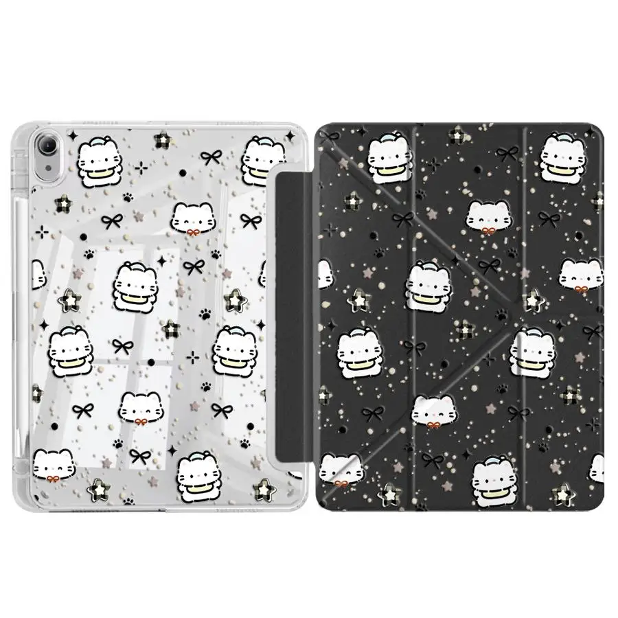 Tablet Case For iPad Mini 6 7 Pro 2025 Pro 11th 10th 9th 8th 7th 12.9inch Air 4 5 M3 M2 M4 11inch Holder Cover Y-Fold Soft