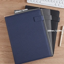 Multifunction A4 Leather Padfolio Folder Bag Document Holder Desk Organizer Executive Business Portfolio for Man & WomenOffice