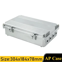 Outdoor Project Box,Instrument Device Housing, Die Cast Waterproof Aluminum Case,Signal Booster Enclosure Amplifier,304x184x78mm
