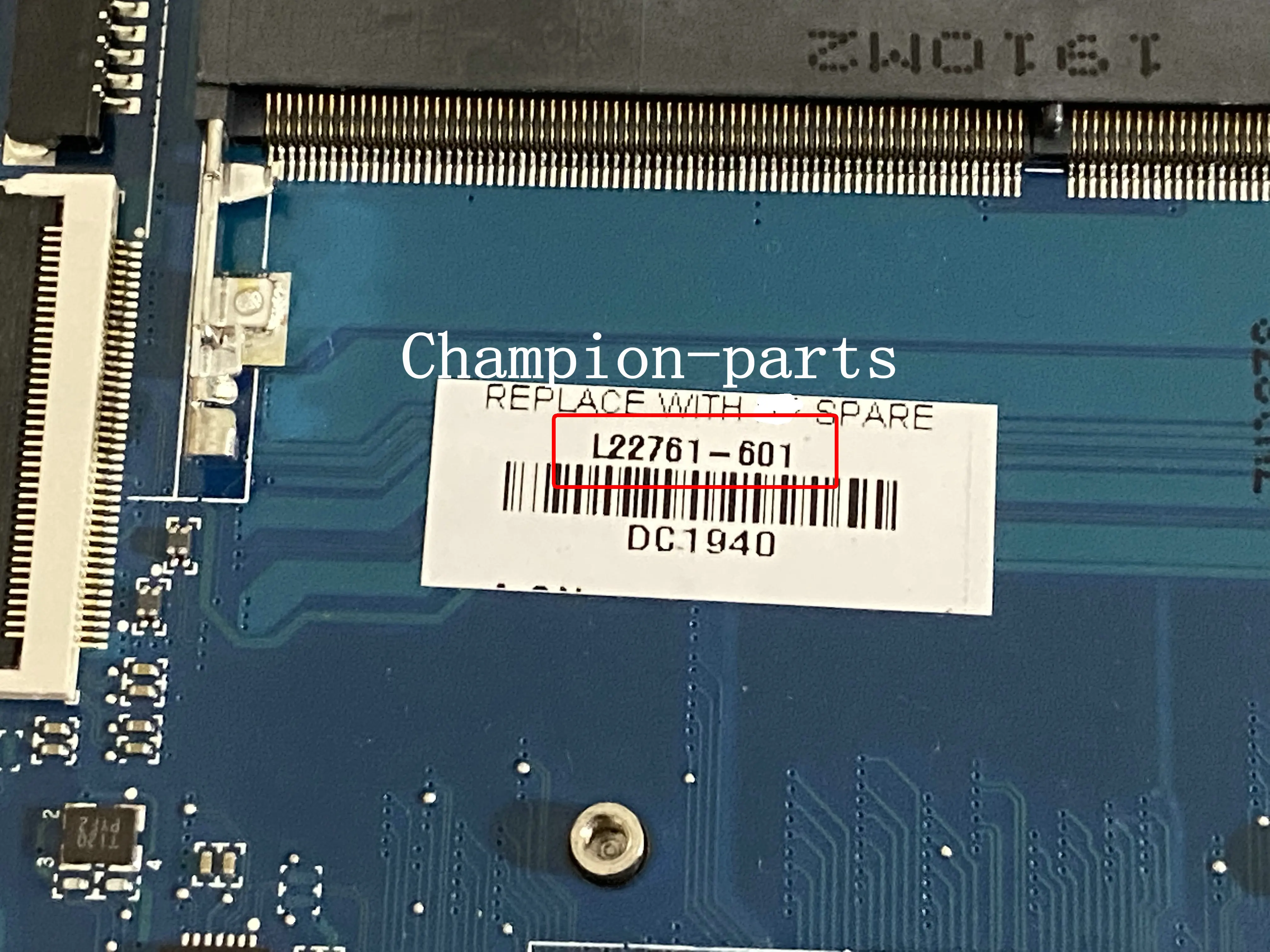 

STOCK BRAND NEW L22761-601 LAPTOP MOTHERBOARD FOR HP PAVILION 15-CW G7BF WITH R3-2300 CPU TESTED OK