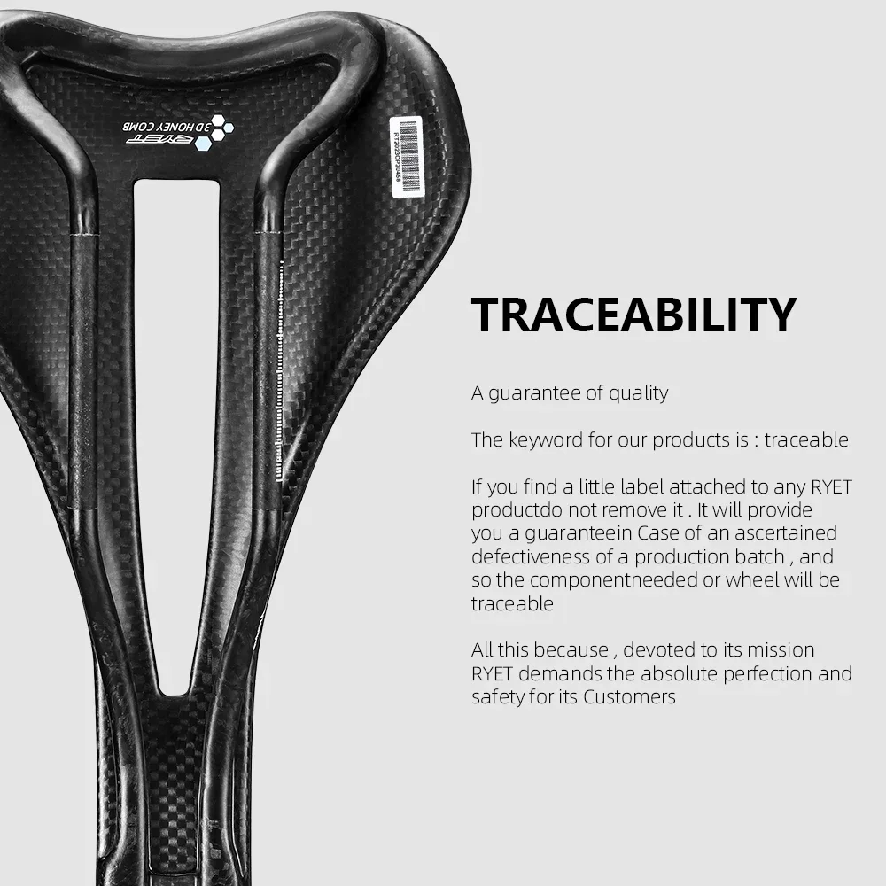 2024 RYET Carbon 3D Printed Bike Saddle 140MM  7*9 Bike Seating EVA 3D Triathlon Road MTB Mountain Gravel Cycling Cushion Parts