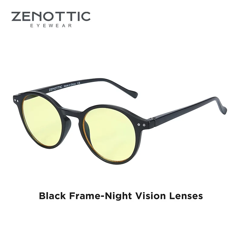 ZENOTTIC Retro gepolariseerde zonnebril 2023 2024 mannen vrouwen vintage kleine ronde frame zonnebril gepolariseerde lens UV400 bril schaduw