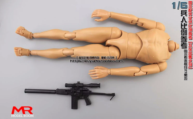 1/6 Scale PVC HK416 AK47 M16A4 ARX160 Tavor MK18 Gun Model Soldier Accessories Props Fit 12\'\' Action Figure Body Doll