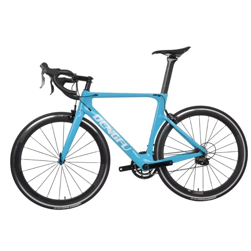 

Best Selling Racing R06 Carbon Fiber Bikes V- Brake Blue Color Complete Carbon Road Bike