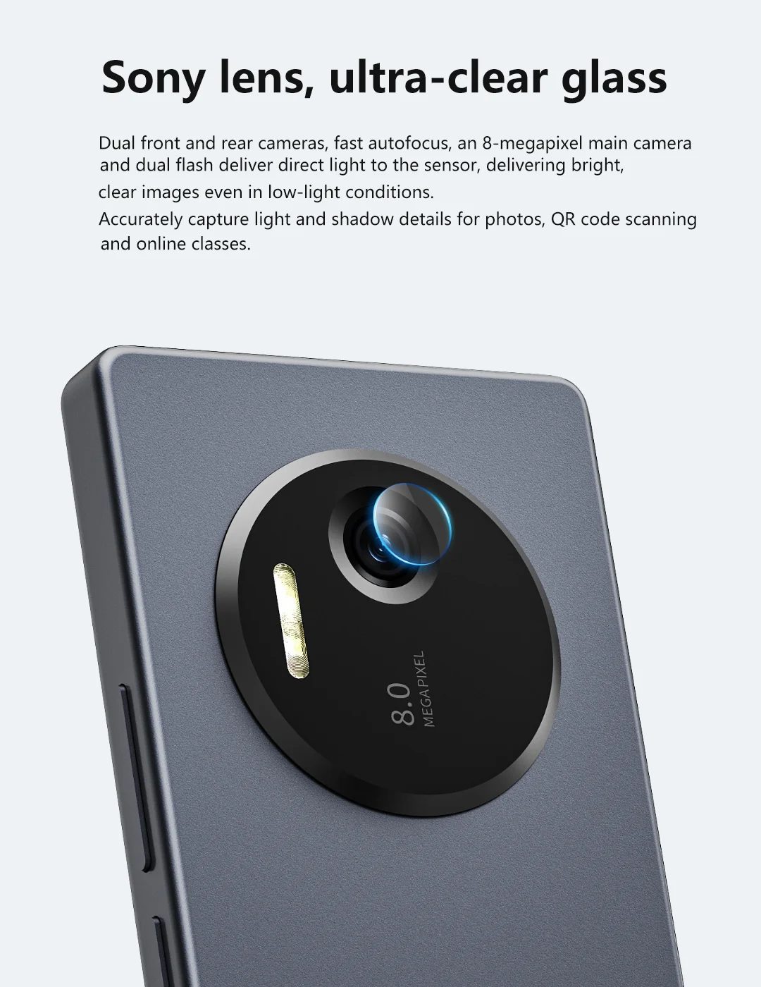 Qin F25 MTK8786 Not Unlock Google Play Android 14 Dual SIM Cards 6GB+128GB 2700mAh WIFI Bluetooth Touch 3.54Inch Screen