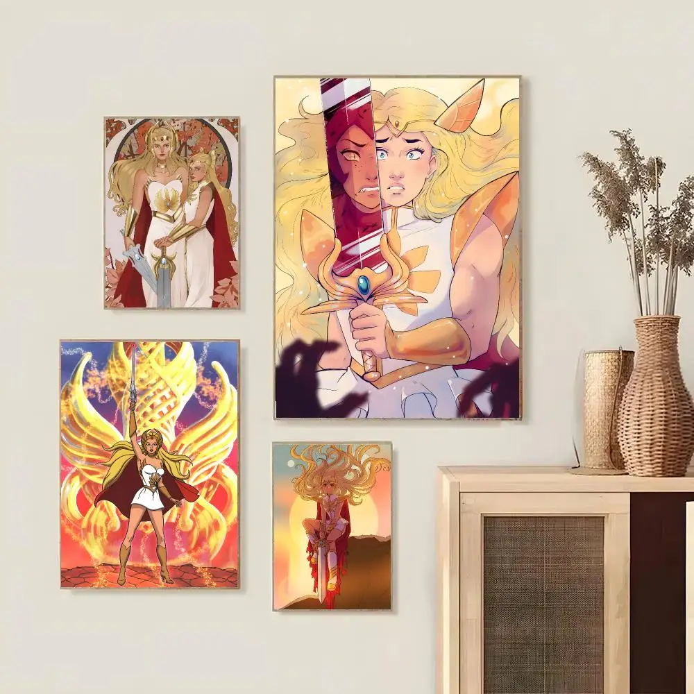 S-She-Ra And The Princesses Of Power Poster Modern Canvas Wall Art High-Quality Print Poster For Hallway Living Room Home Decor