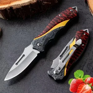 1 piece folding knife for eating meat knife for cutting fruit knife for roasting sheep stainless steel knife kitchen tools 10 best sales tomato knife - №9
