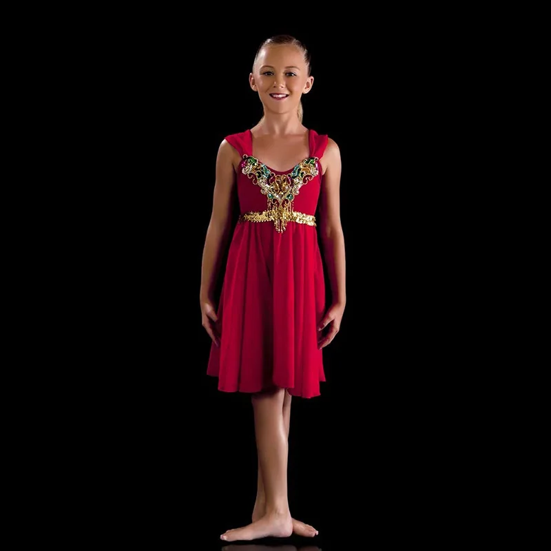 Robe de ballerine de danse moderne et élégante, Costume de Ballet du lac des cygnes, bleu ciel, rose, blanc, rouge, vêtements de Ballet pour enfants