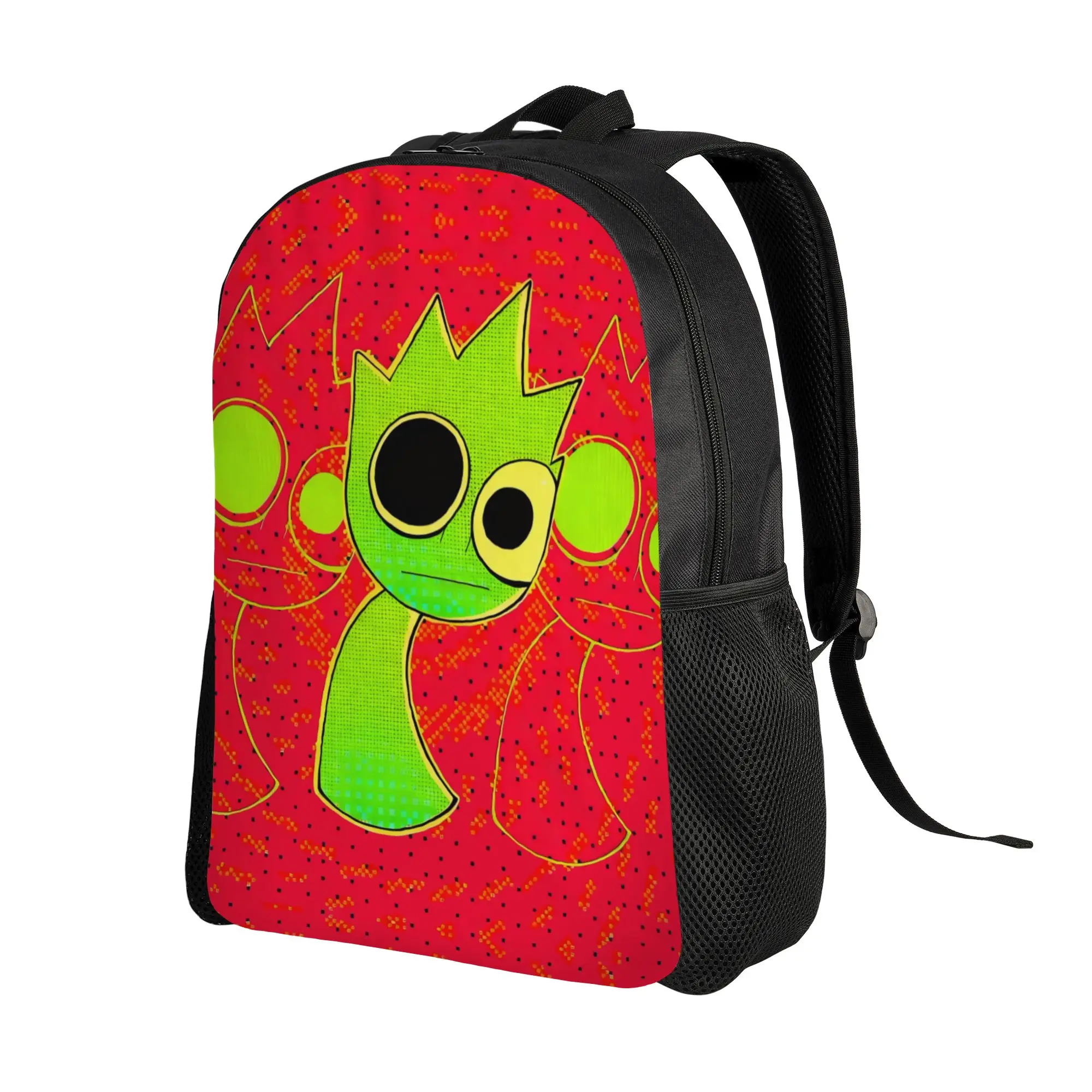 Custom S-Sprunkies Comic Hot Game Travel Backpack Men Women School Laptop Bookbag Vintage  College Student Daypack Bags