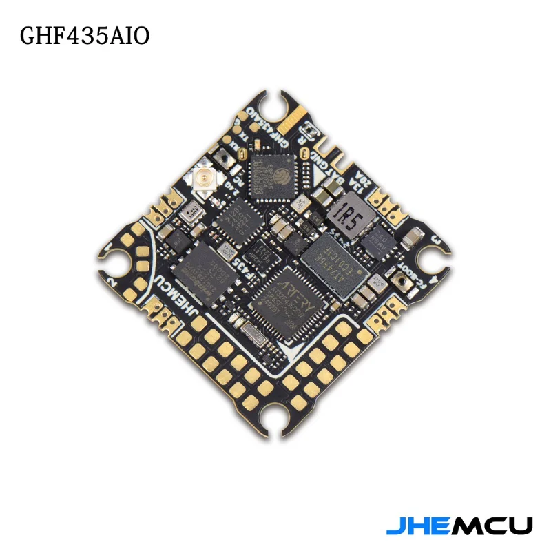 Controle de vôo JHEMCU GHF435AIO 20A F435 2-4S AIO, ELRS 2.4G integrados