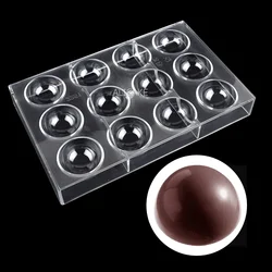 Hemisphere Polycarbonate Chocolate Mold 1.97inch 5cm Sphere Candy Bonbons Bomb Confectionery Bakery Baking Pastry Tools Mould