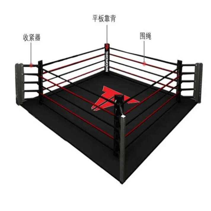 Size Logo Table Boxing Platform 4x4m 5x5m 8x8m Floor Boxing Ring