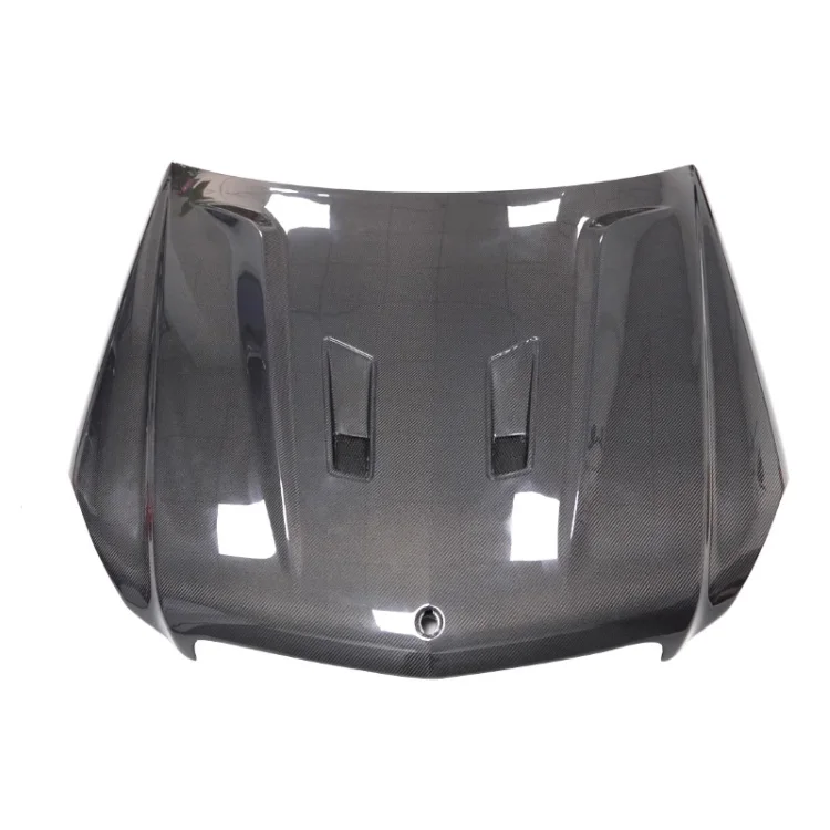 

Car Carbon Fibre Hood Engine Cover for C-Class W204 C63 AMG 2007-2014 Engine Hood