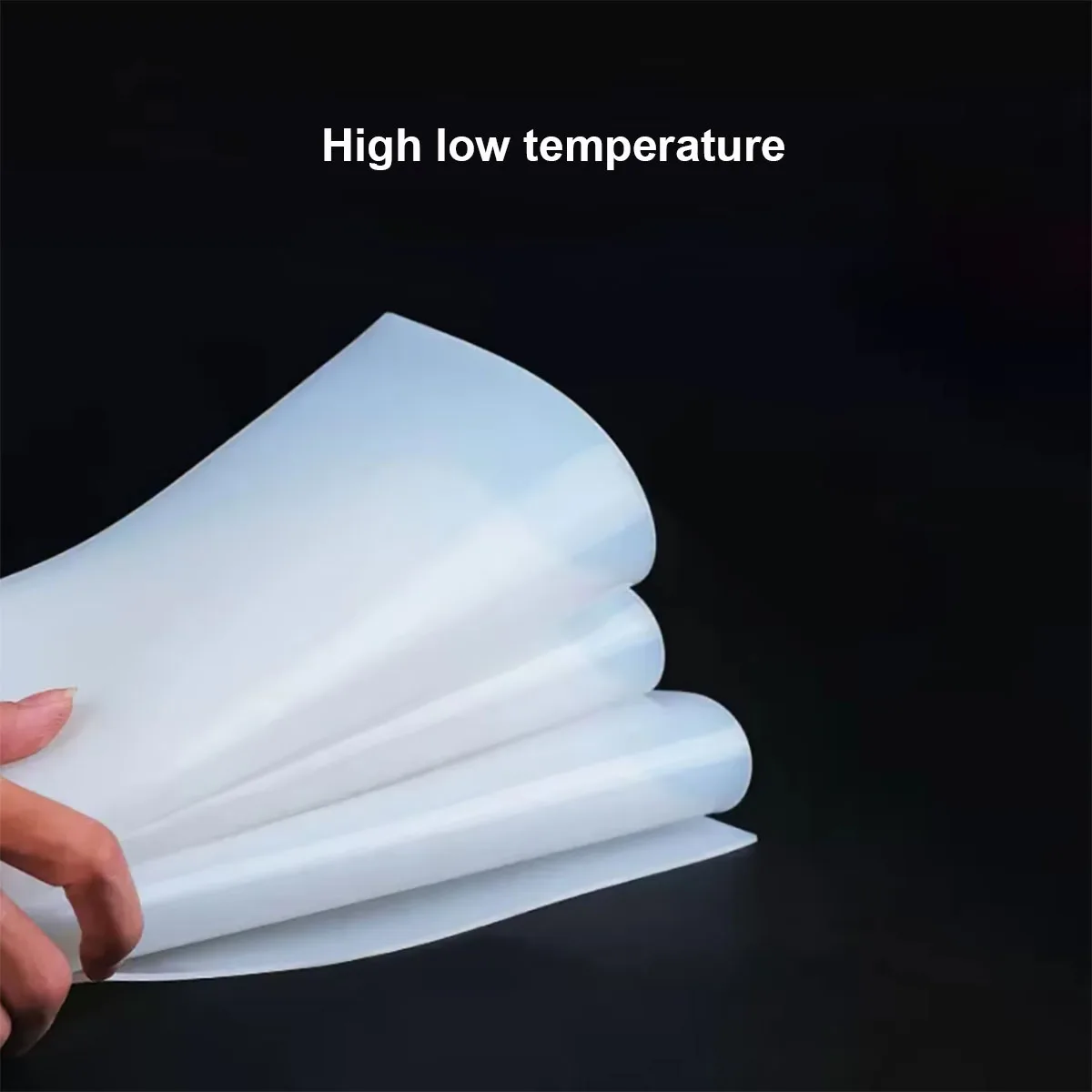 Translucent Silicone Rubber Sheet High Temperature Resistant Silicone Mat Home Industry 50x50 100x100 200x200 500x500 500x1000mm