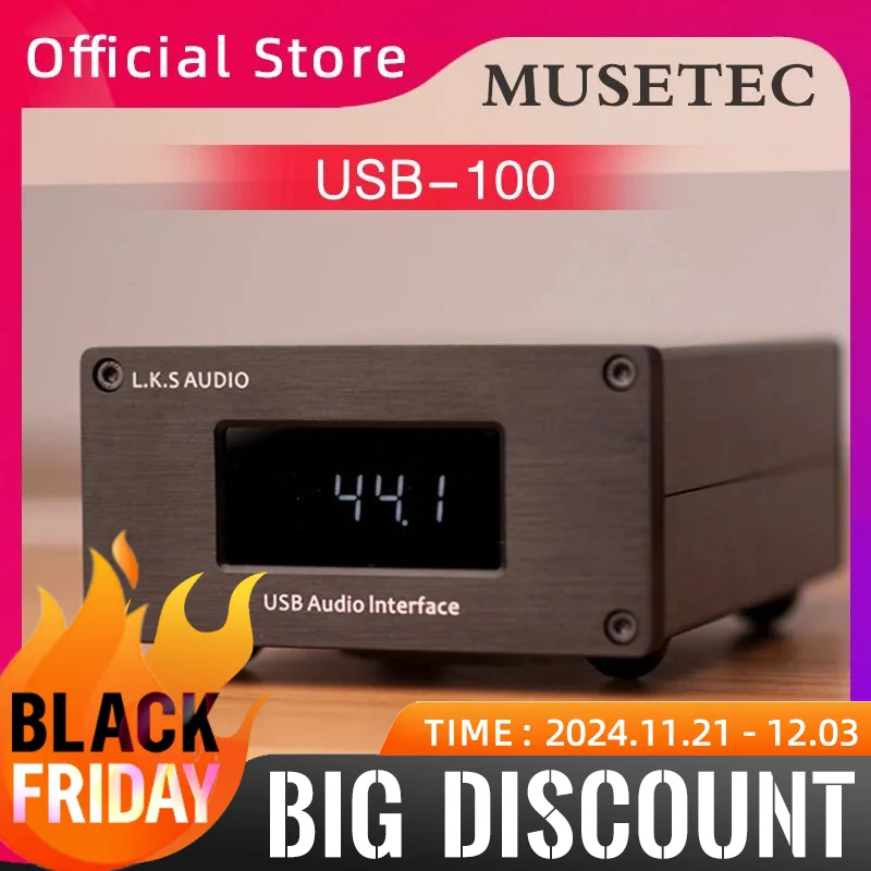 L.K.S Audio LKS Musetec USB-100 Amanero Solution Independent USB Interface HIFI Ignition Level New Ltalian Upgrade Module