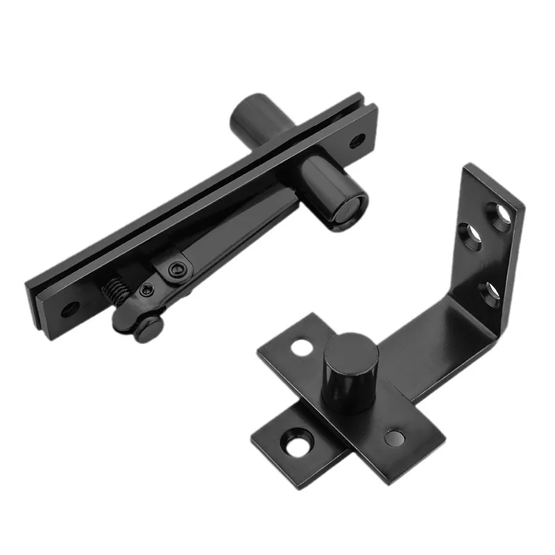 

Stainless Steel Door Hinge 360° Rotating Shaft Hydrant Door Invisible Door Up And Down Shaft Hinge Black