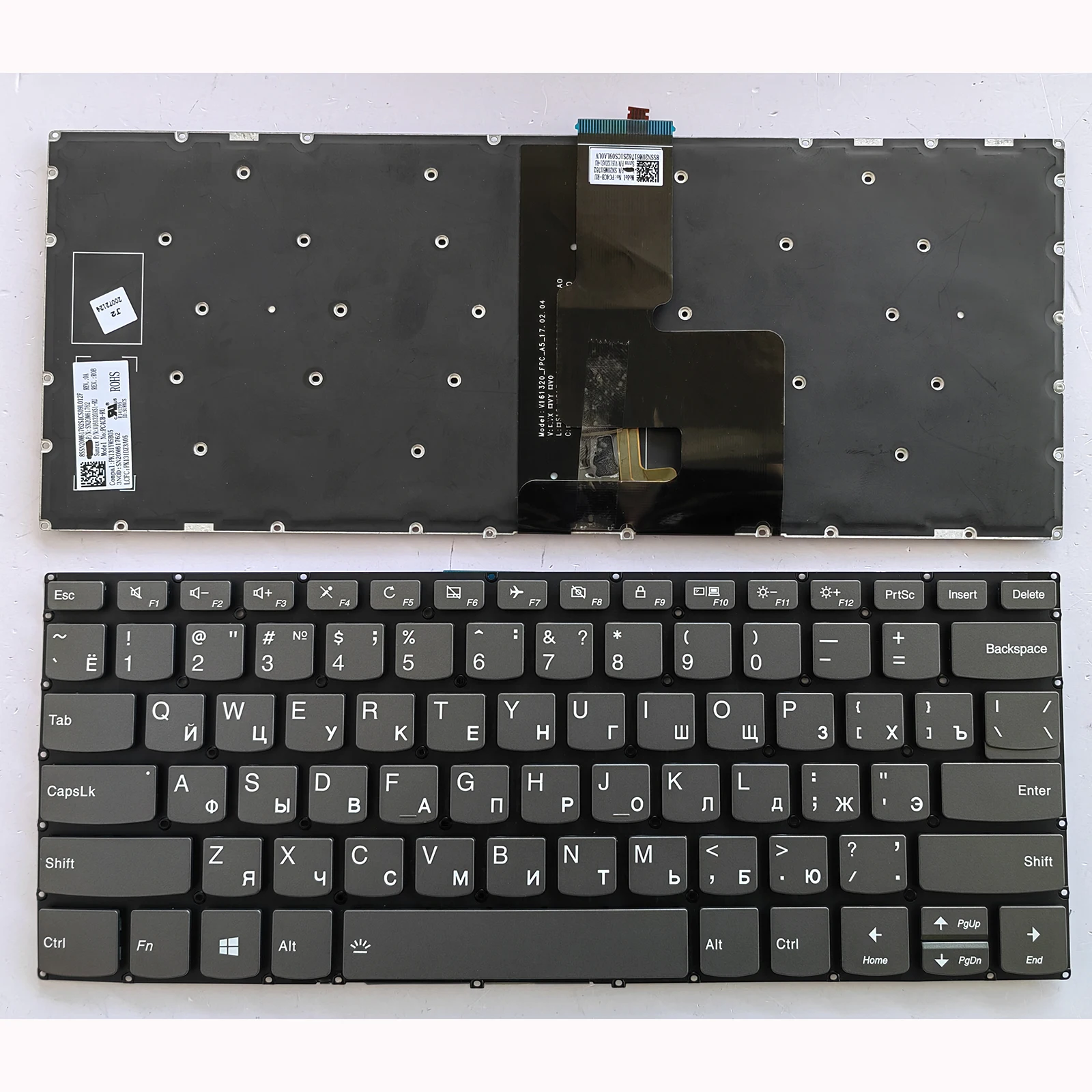 US RU SP Layout for Lenovo IdeaPad 14sIML 2020 14sARE 2020 14sIIL 2020 Laptop Keyboard