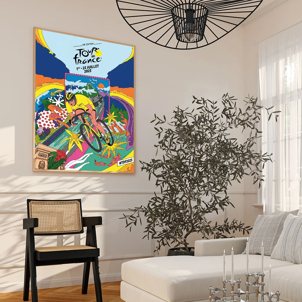 Tour of F-France Anime Posters Sticky Whitepaper Prints Posters Artwork Kawaii Room Decor