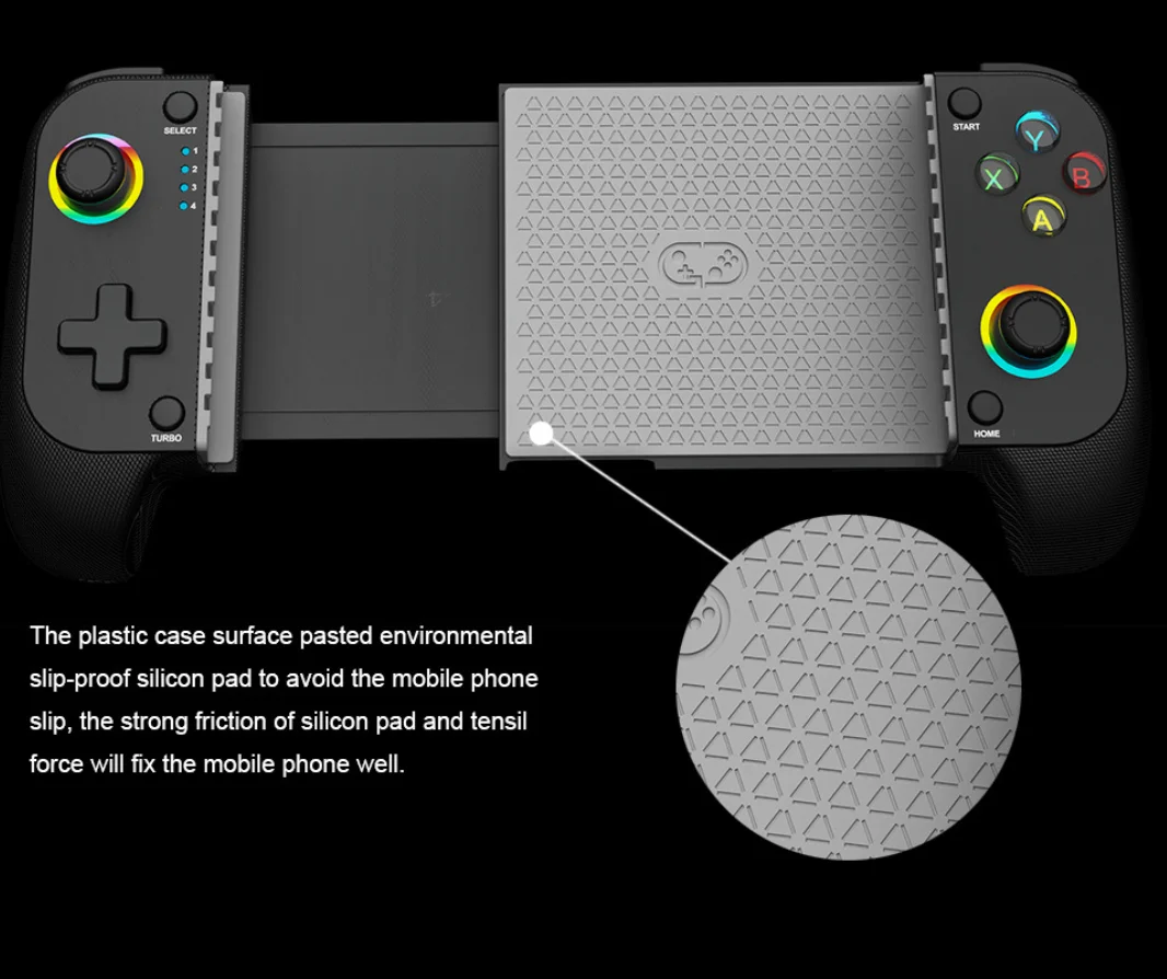 وحدة تحكم ألعاب الهاتف المحمول لأجهزة iPhone وAndroid مع ضوء RGB، تدعم Play PS Remote Play، Xbox Cloud والمزيد #6