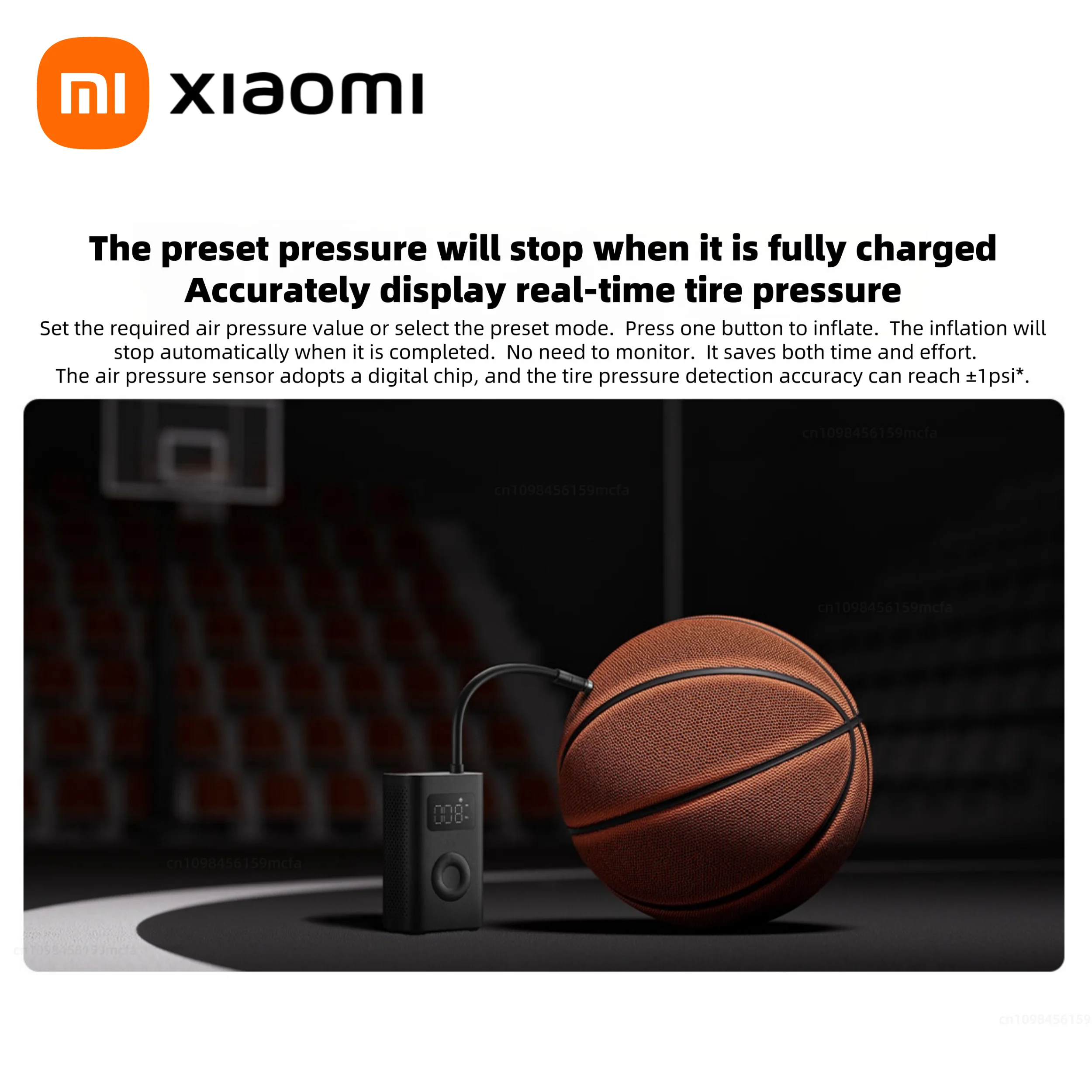 Xiaomi Mijia Inflatable treasur Air Compressor 2D 2000mAh Portable Inflator Air Pump 2D For Bicycle Car Motorcycle Ball