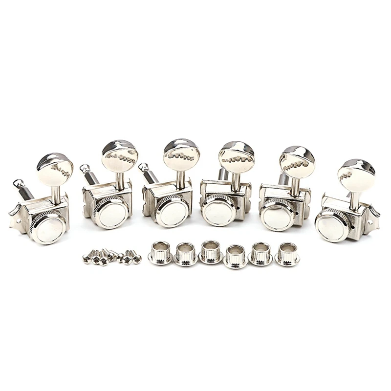 

New 6Pcs Guitar Locking Tuners Left-Handed Locking Guitar Tuning Pegs Instrument Accessories