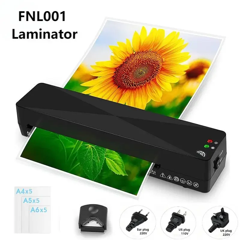 

FNL001 Laminator ABS One-button Film Removal Cold Lamination/Hot Lamination Temperature Control Laminating Thickness 0.1~0.5mm