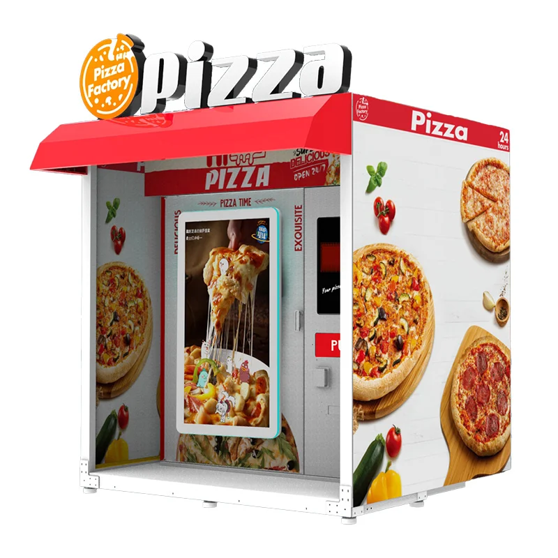 FL Pizza Vending Machine easy food restocking for commercial operator automatic pizza vending equipment