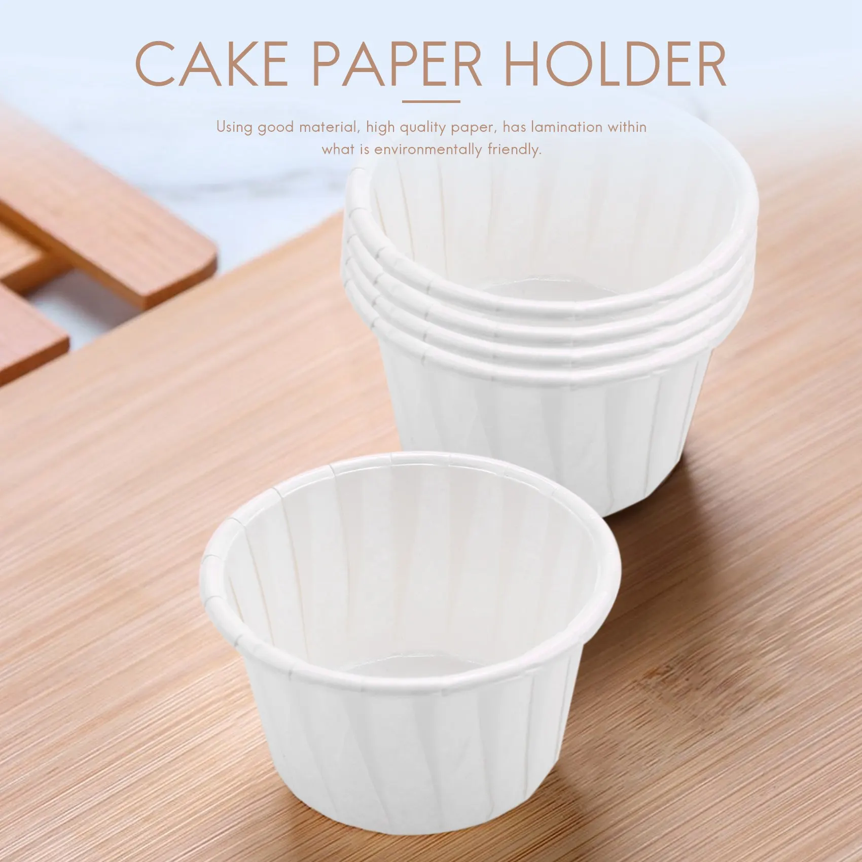 AT77 100 шт. бумажный стаканчик для волос в носу, лица, удаления волос, восковых бобов, контейнер для торта, бумажный лоток, бумажная чаша, плавящийся воск, органайзер для мороженого