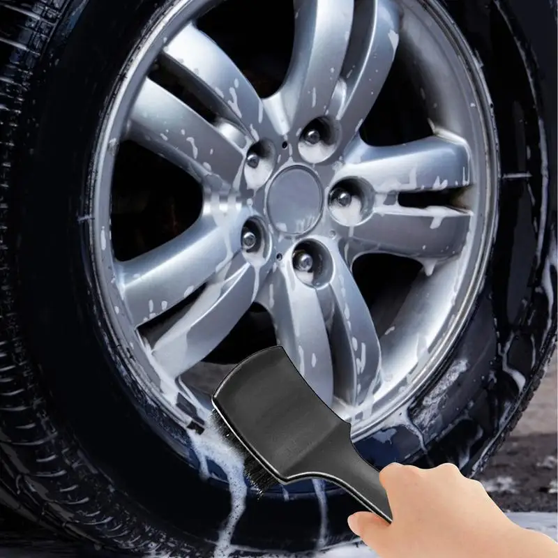 

Wheel Cleaning Brushes Car Wheel Tire Rim Detailing Cleaning Brush Vehicles Tire Rim Brush Cleaner Bristles car Brush accessory