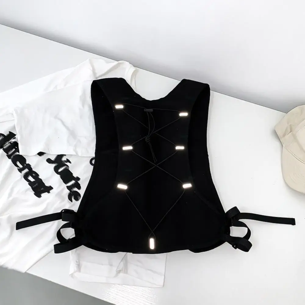 

Waterproof Reflective Running Vest Pack Adjustable Multifunctional Running Hydration Vest Bag Breathable Convenient