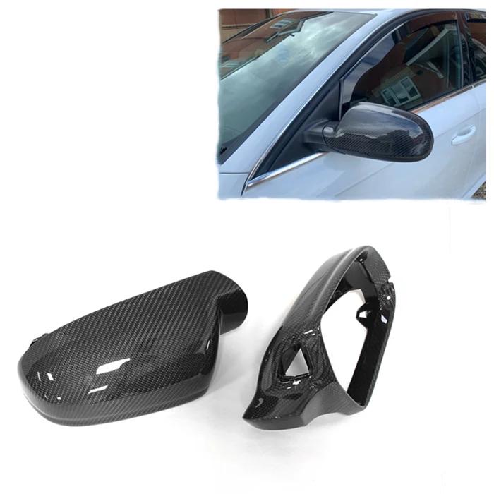 B8.5 Carbon Fiber Replacement Side Mirror Cover With Lane Change Assist For Audi A3/ A4L/ A5/ S5/ RS3/ RS4/RS5 RS3 mirror cover