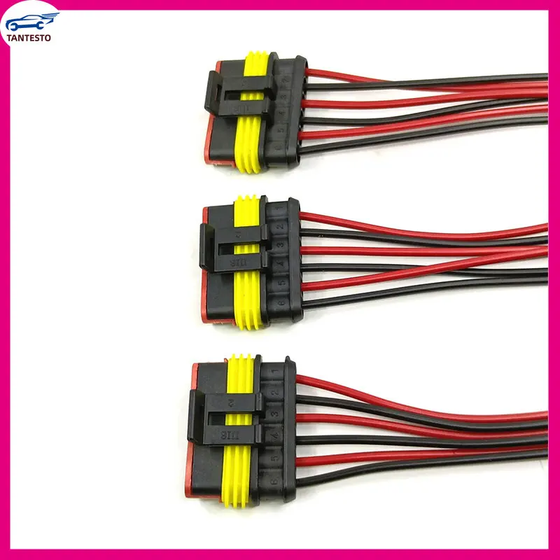 10PCS for Dongfeng Tianlong Tianjin Accelerator Pedal Plug 6-wire Electronic Throttle Acceleration Sensor Harness 