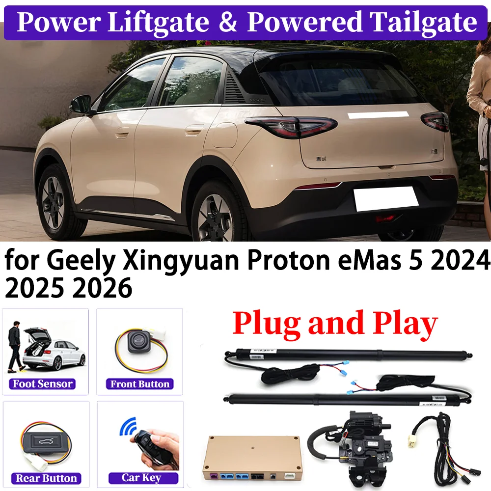 

for Geely Xingyuan Proton eMas 5 2024 2025 2026 OEM Upgrade Car Automatic Power Liftgate Kit Smart Auto Electric Tailgate System