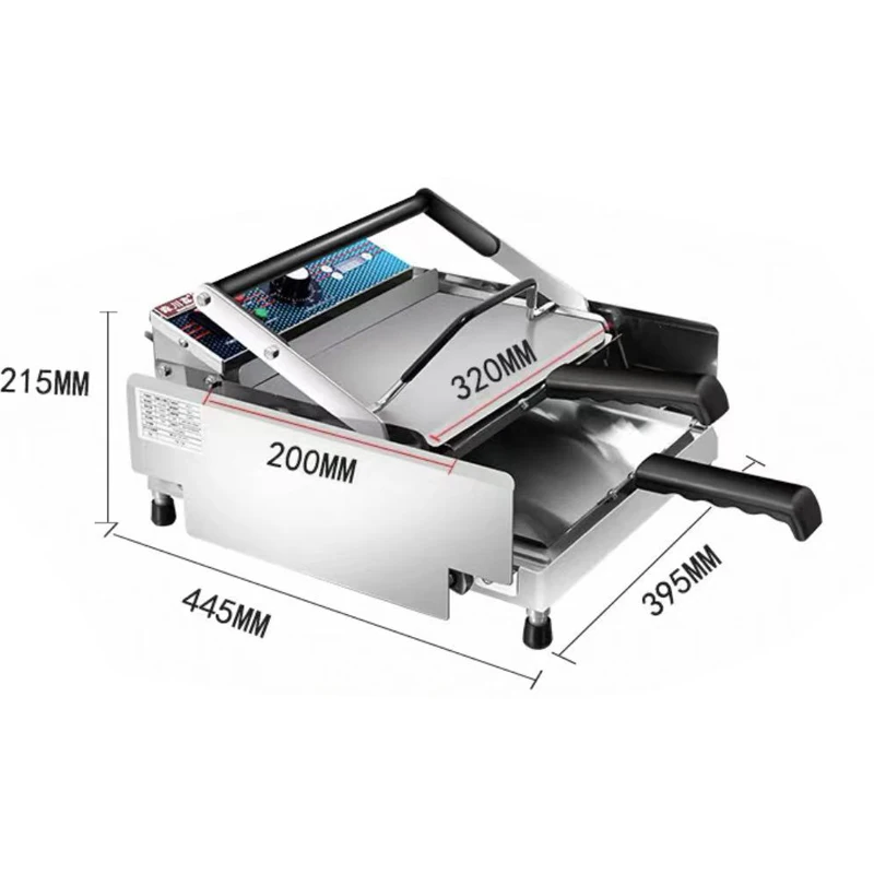 Hamburger Machine Commercial Small Fully Automatic Burger Baking Machine Hamburger Embryo Heating Machine Fried Chicken Hamburge