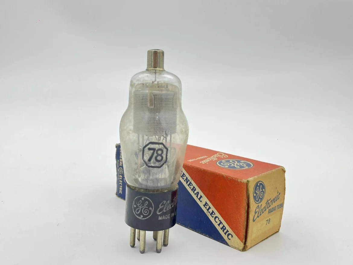 1 PCS American GE screen 78 electronic tube brand new original box antique tube