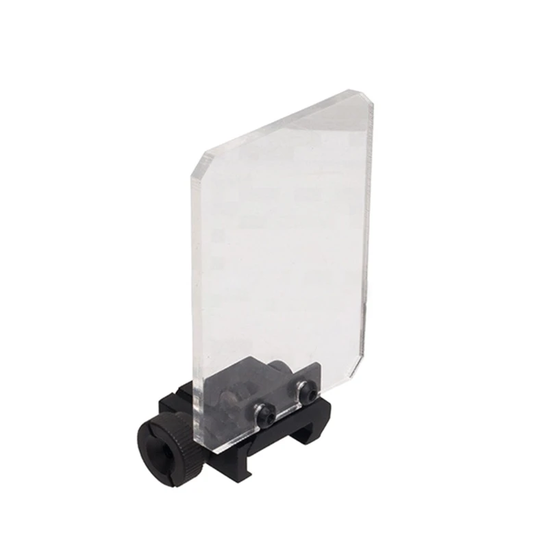 G92F 20mm Mounted Sight Protector Transparent Scope Lens Protector Square Foldable Lens Cover Shield, Screen Protector