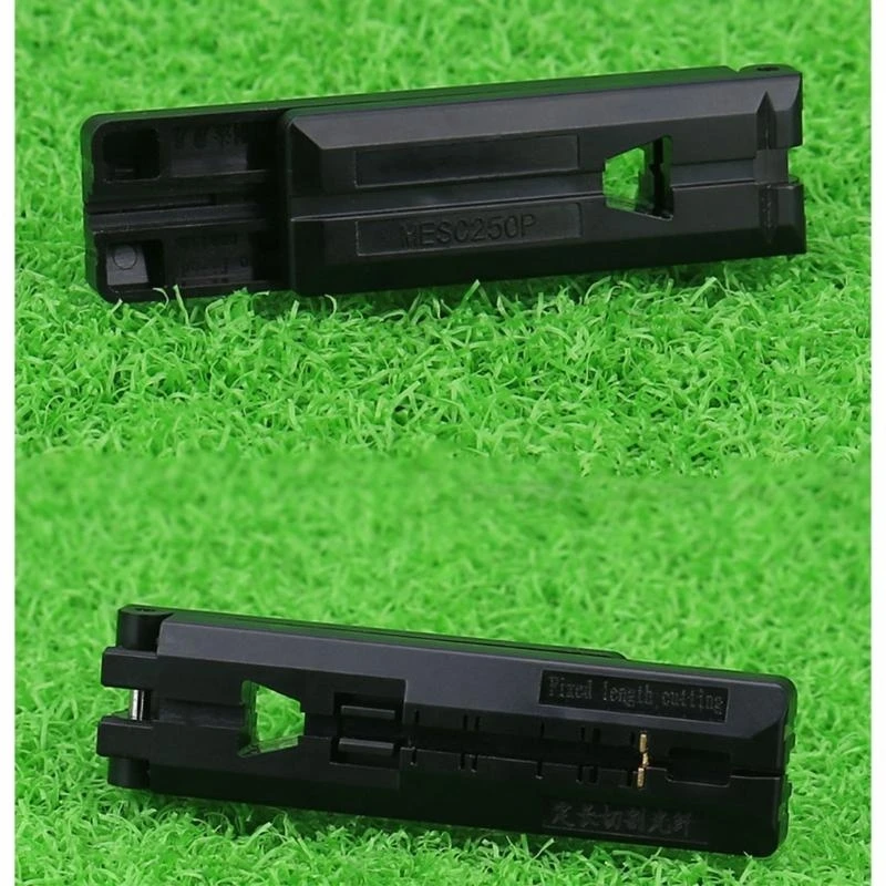 2-in-1 Fiber Stripper & Cleaver Tool - usage example