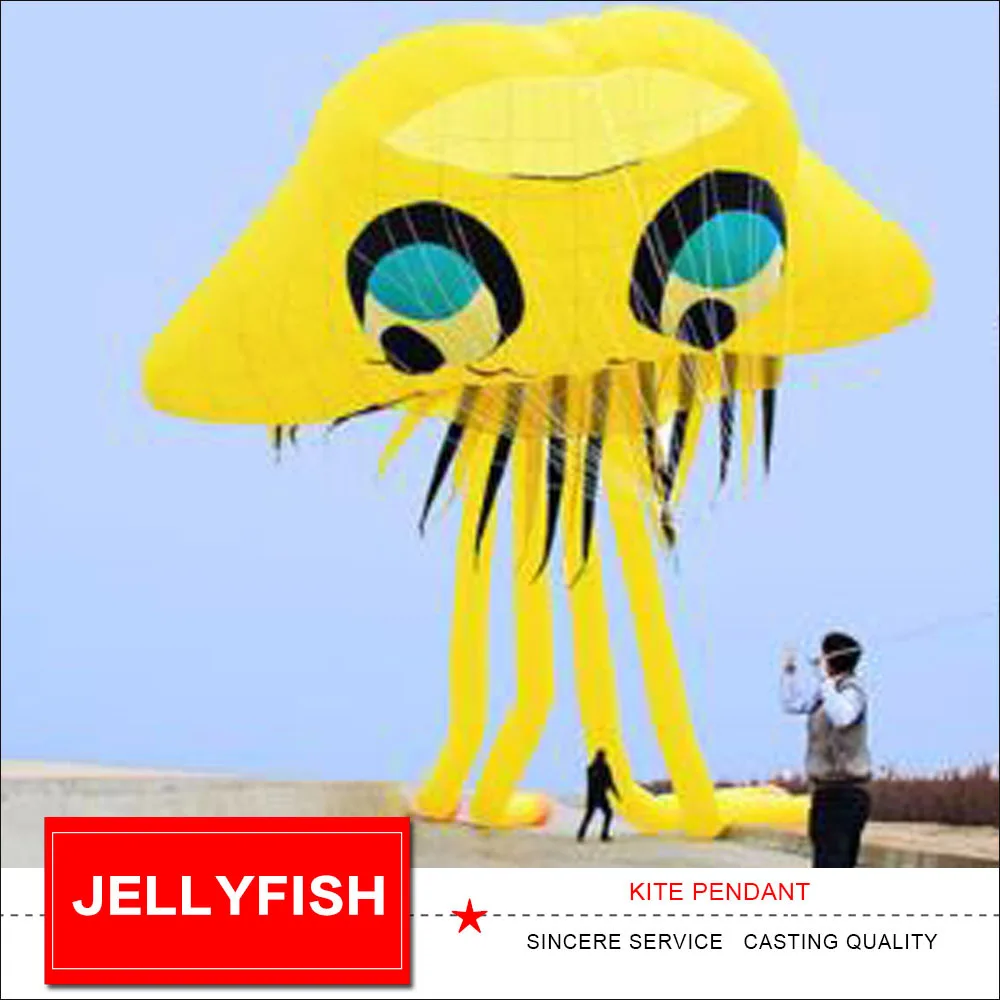 Jellyfish kite can fly solo for 5 meters and hang soft kite nylon umbrella cloth.