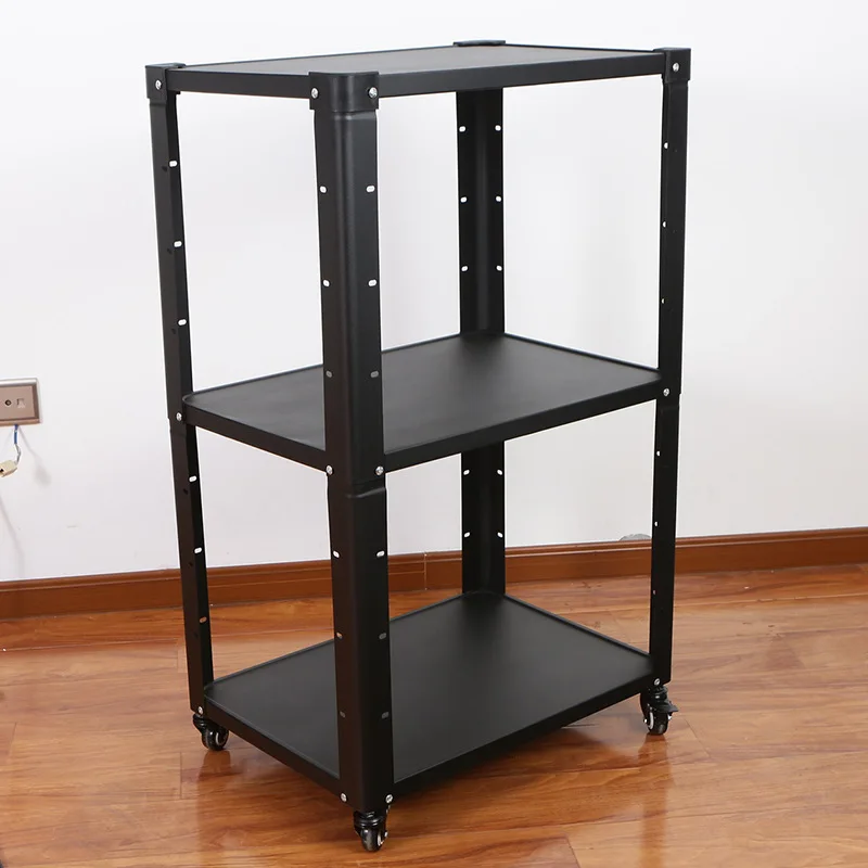 Printer rack Cabinet cart Four-wheel trolley Projector rack Conference teaching shelf landing